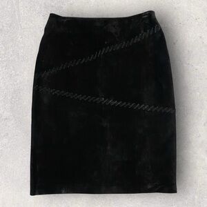 Sonoma Jean Company Vintage 100% Suede Skirt NWT